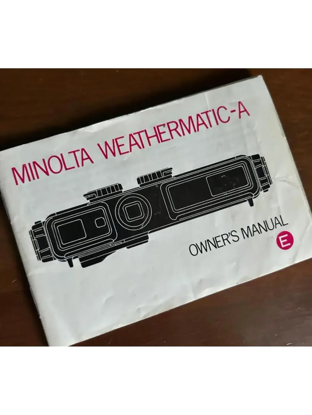 Minolta Weathermatic Dual 35 Waterproof 35mm Film Camera Yellow